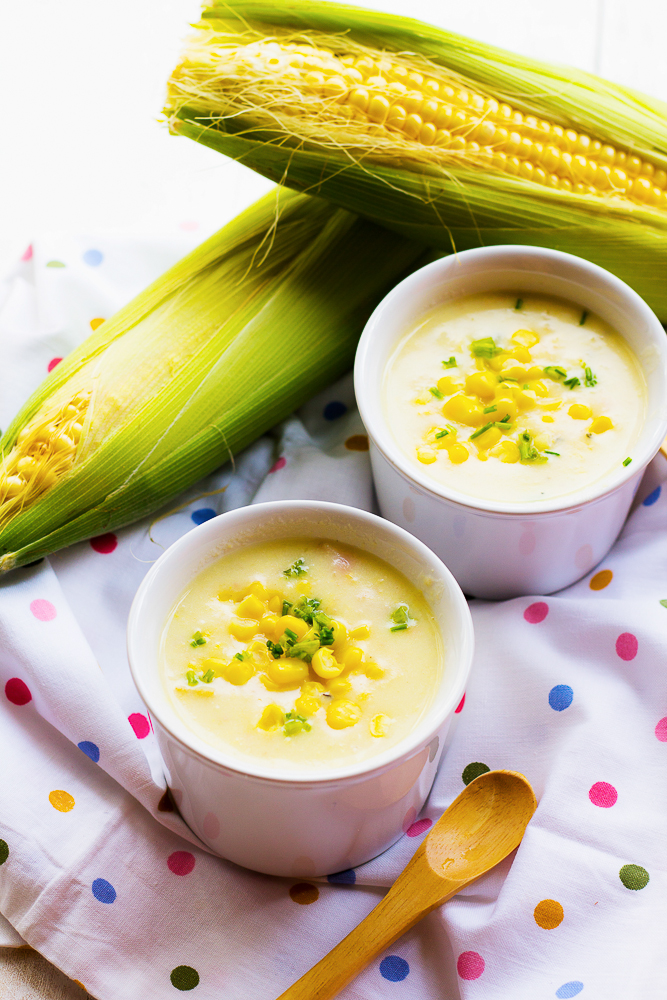 Healthy Breakfast | Corn Chowder by Le Plain Canvas